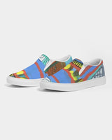 Abstract Mix 6 Women's Slip-On Canvas Shoe