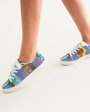 Abstract Mix 6 Women's Faux-Leather Sneaker