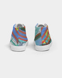 Abstract Mix 6 Kids Hightop Canvas Shoe
