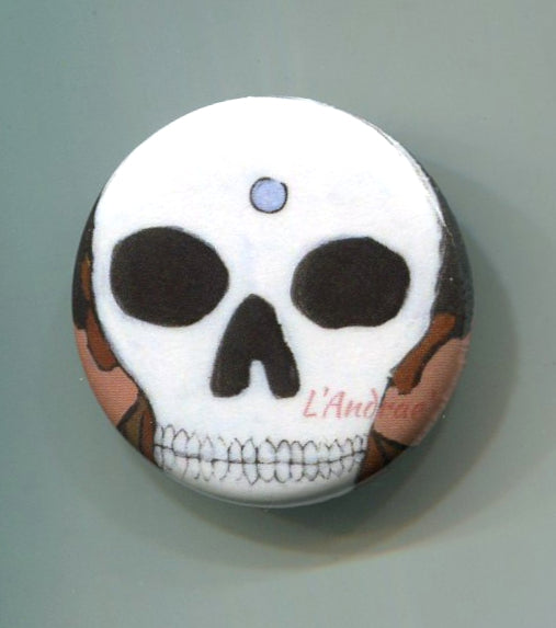 Afro Skull 13-Button