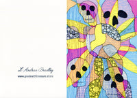 Skulls & Buddha #51 Stationary Card