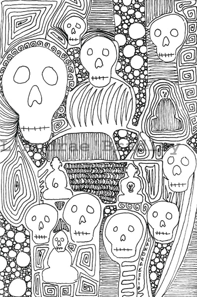 Skulls & Buddha 6
